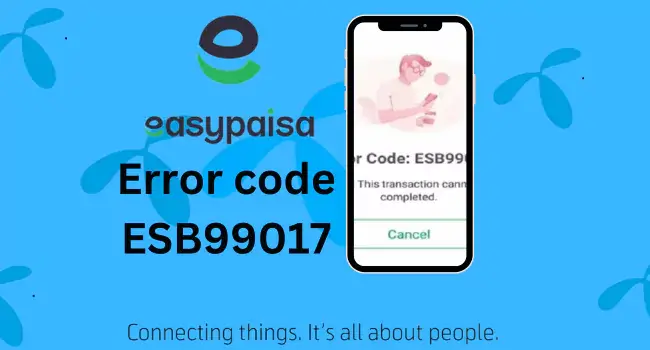 EasyPiasa Error code esb99017