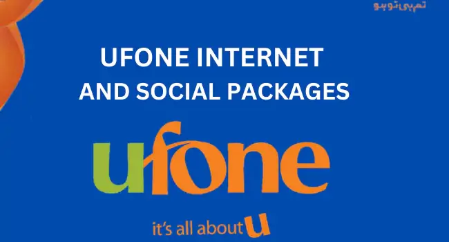 UFONE INTERNET AND SOCIAL PACKAGES