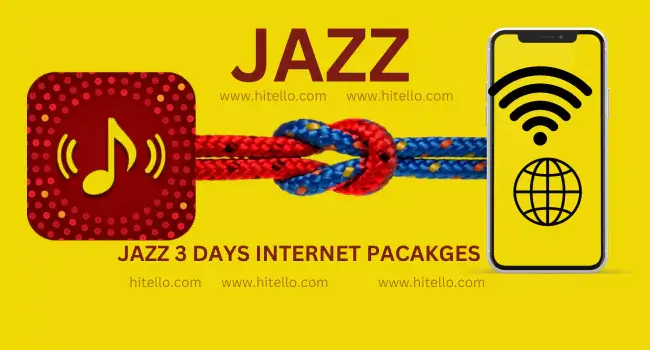 Jazz 3 day internet package