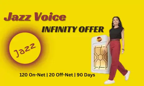 Jazz Voice Infinity Offer, Jazz 90 Days Best Package