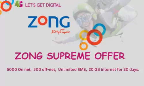 ZONG SUPREME OFFER