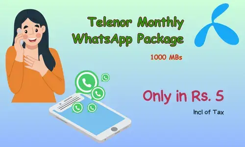 Telenor Monthly WhatsApp Package