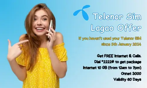 Telenor SIM Lagao Offer 2024