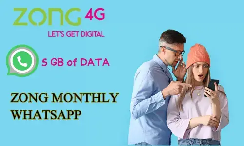 Zong Monthly WhatsApp Freedom Plan