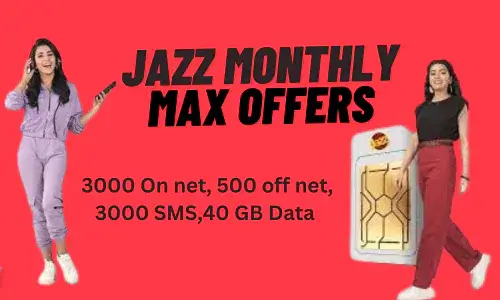 Jazz Monthly Max offer 40 GB, the Best jazz package for 2024
