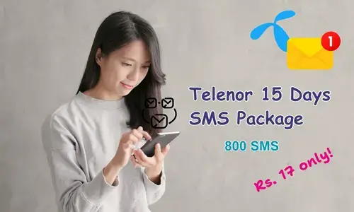 Telenor 15 Days SMS Package