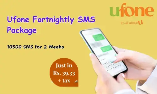 Ufone Fortnightly SMS Package