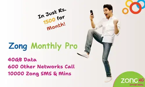 Zong Monthly Pro Plan 2024